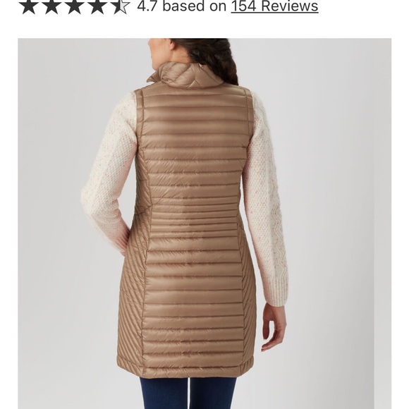 NWT Women's Down Right Long Vest size small - Picture 3 of 10